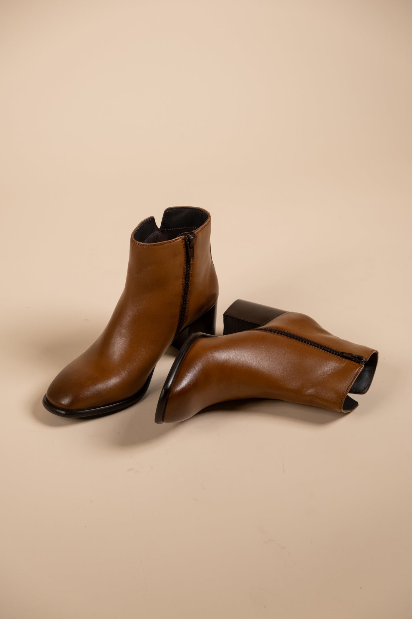 Luna Leather Ankle Boots