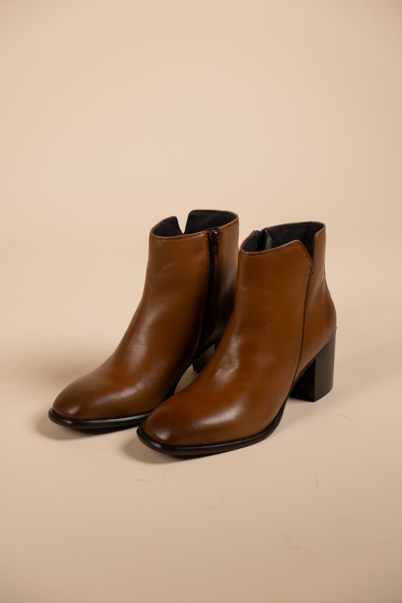 Luna Leather Ankle Boots