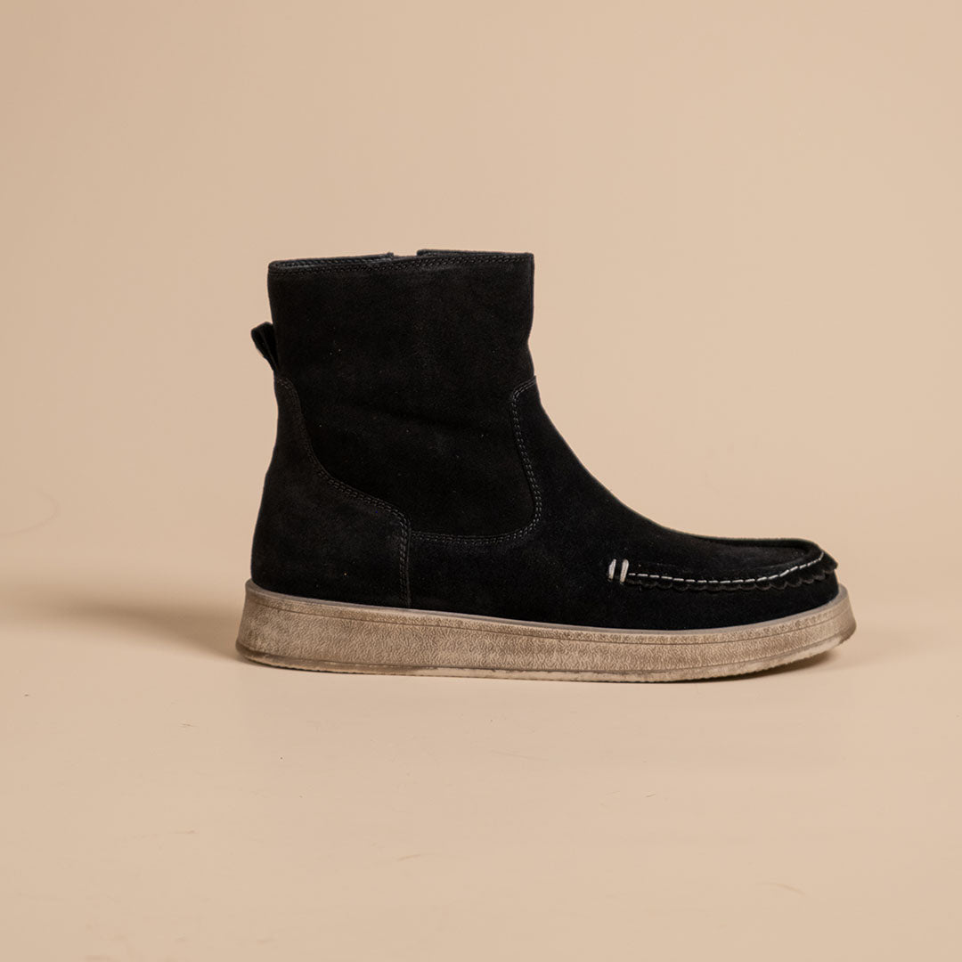Dune Leather Suede Boots