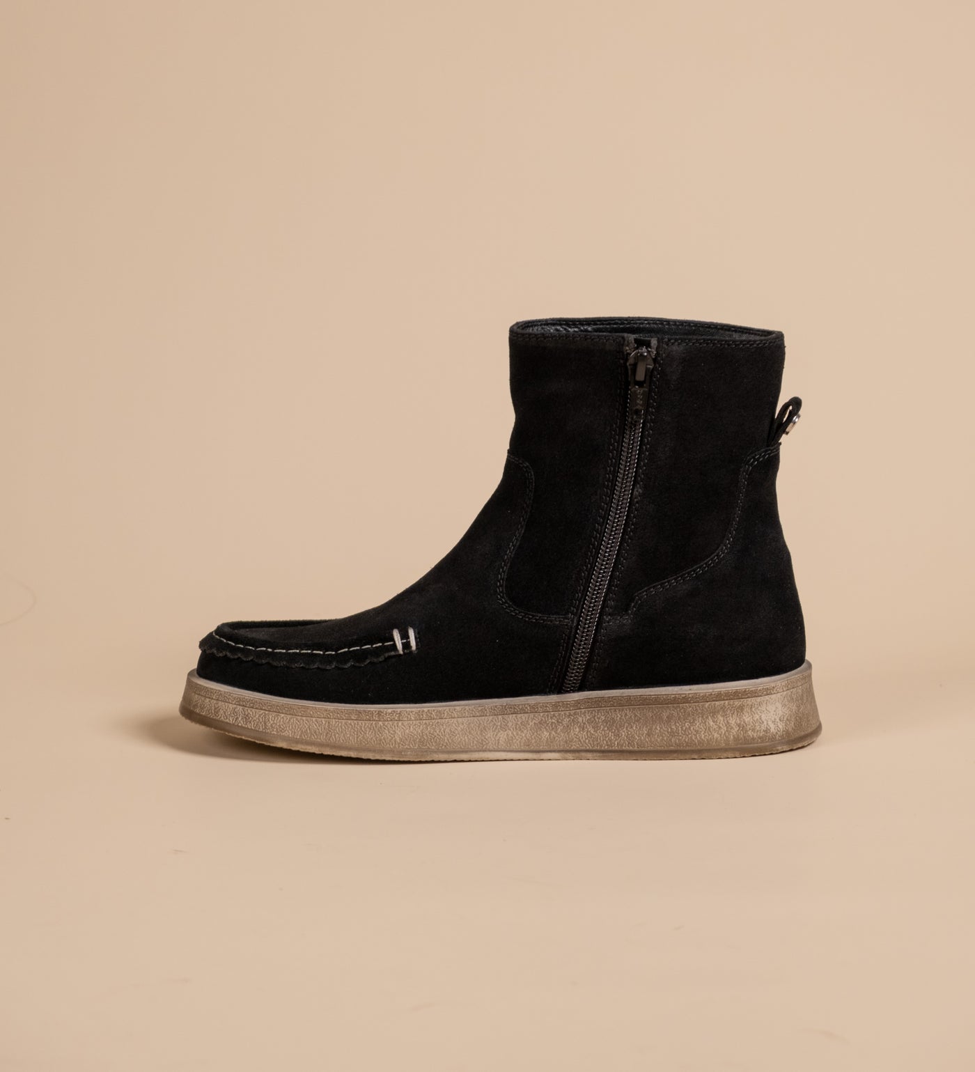 Dune Leather Suede Boots