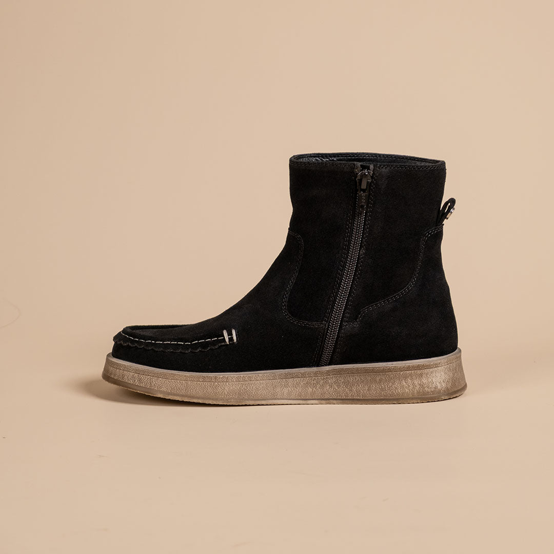 Dune Leather Suede Boots