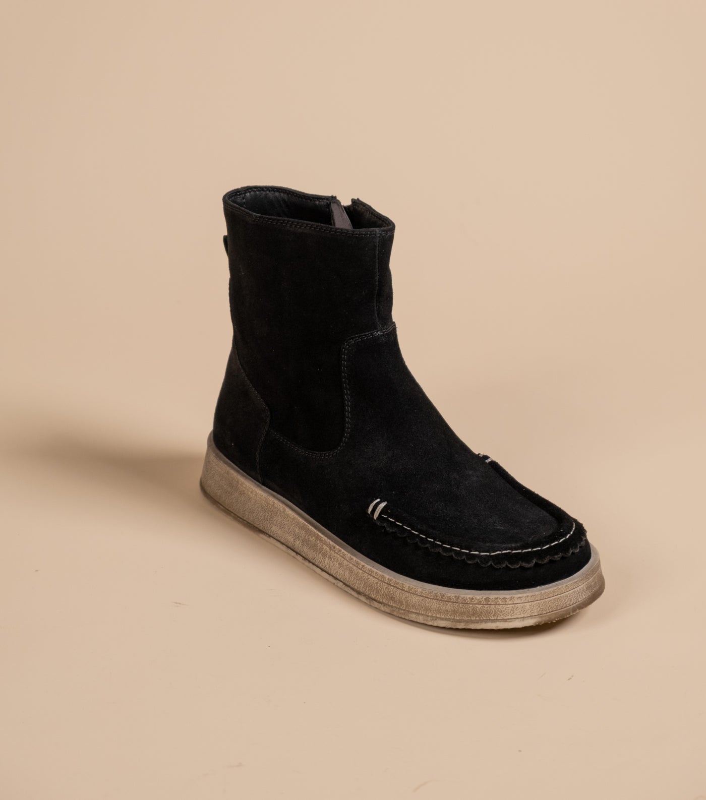 Dune Leather Suede Boots