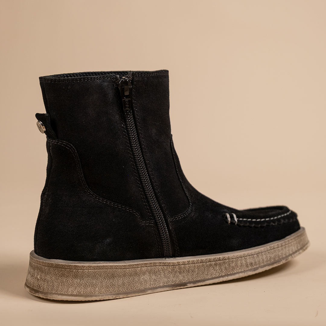 Dune Leather Suede Boots