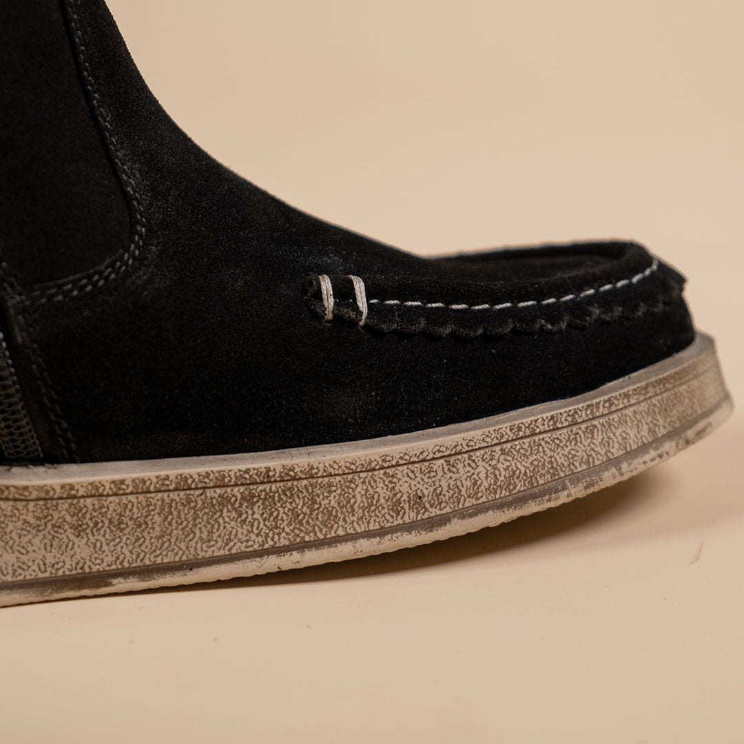 Dune Leather Suede Boots
