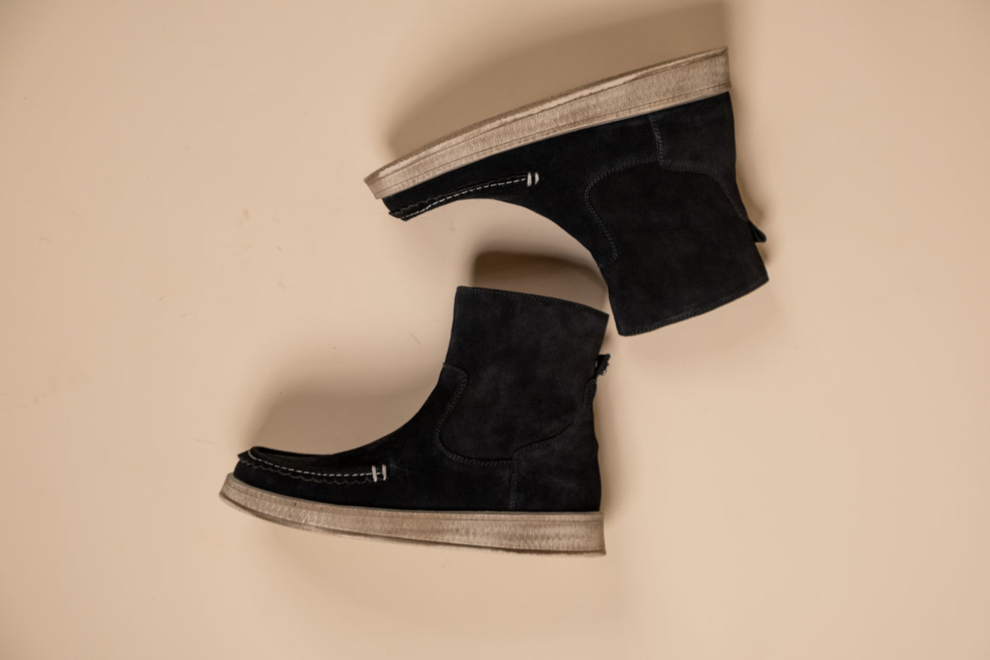 Dune Leather Suede Boots