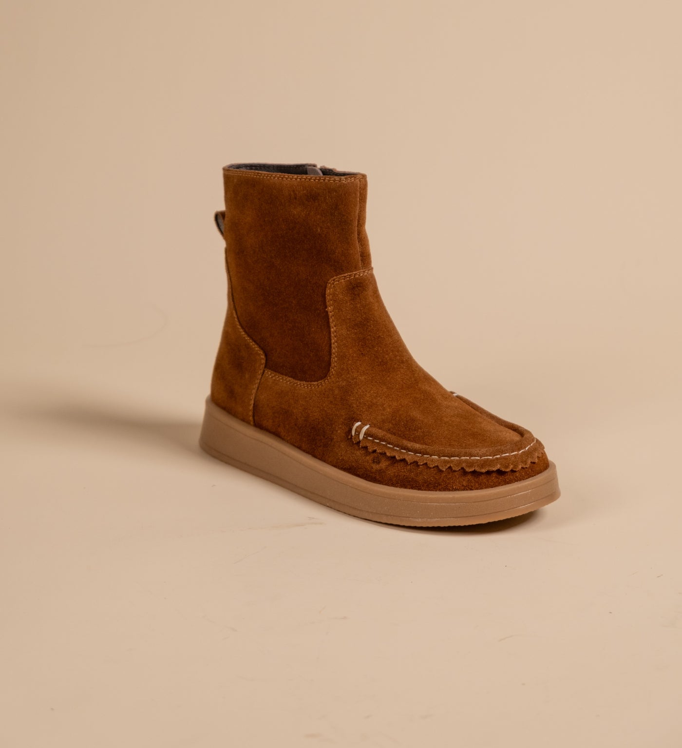 Dune Leather Suede Boots