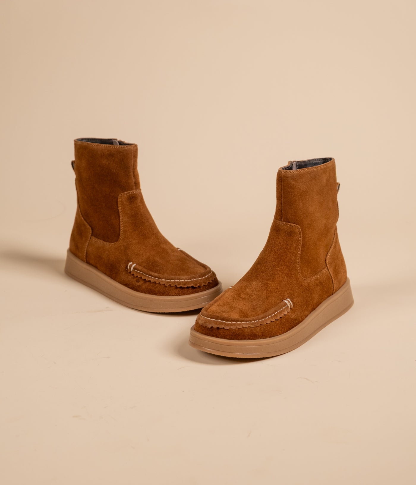 Dune Leather Suede Boots