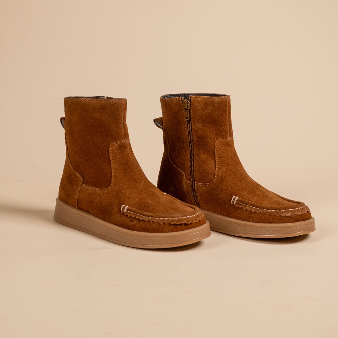 Dune Leather Suede Boots