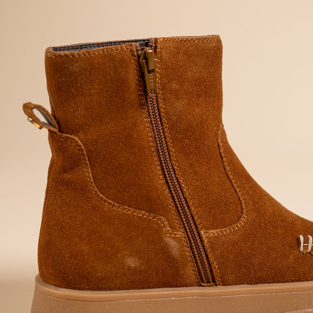 Dune Leather Suede Boots