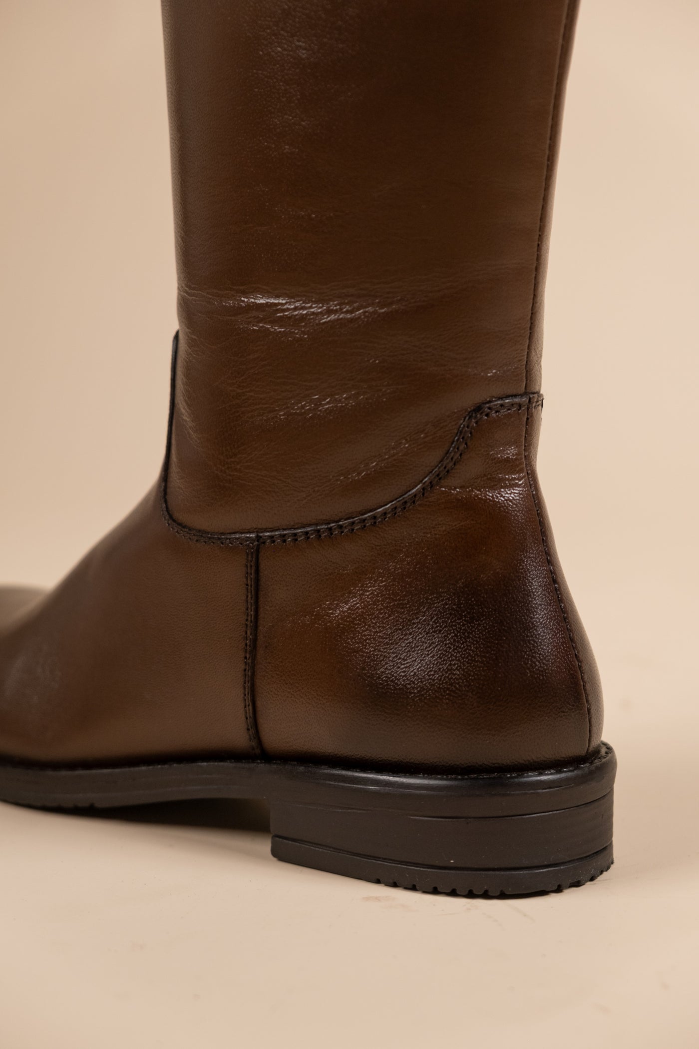 Blaire Leather Knee High Boots