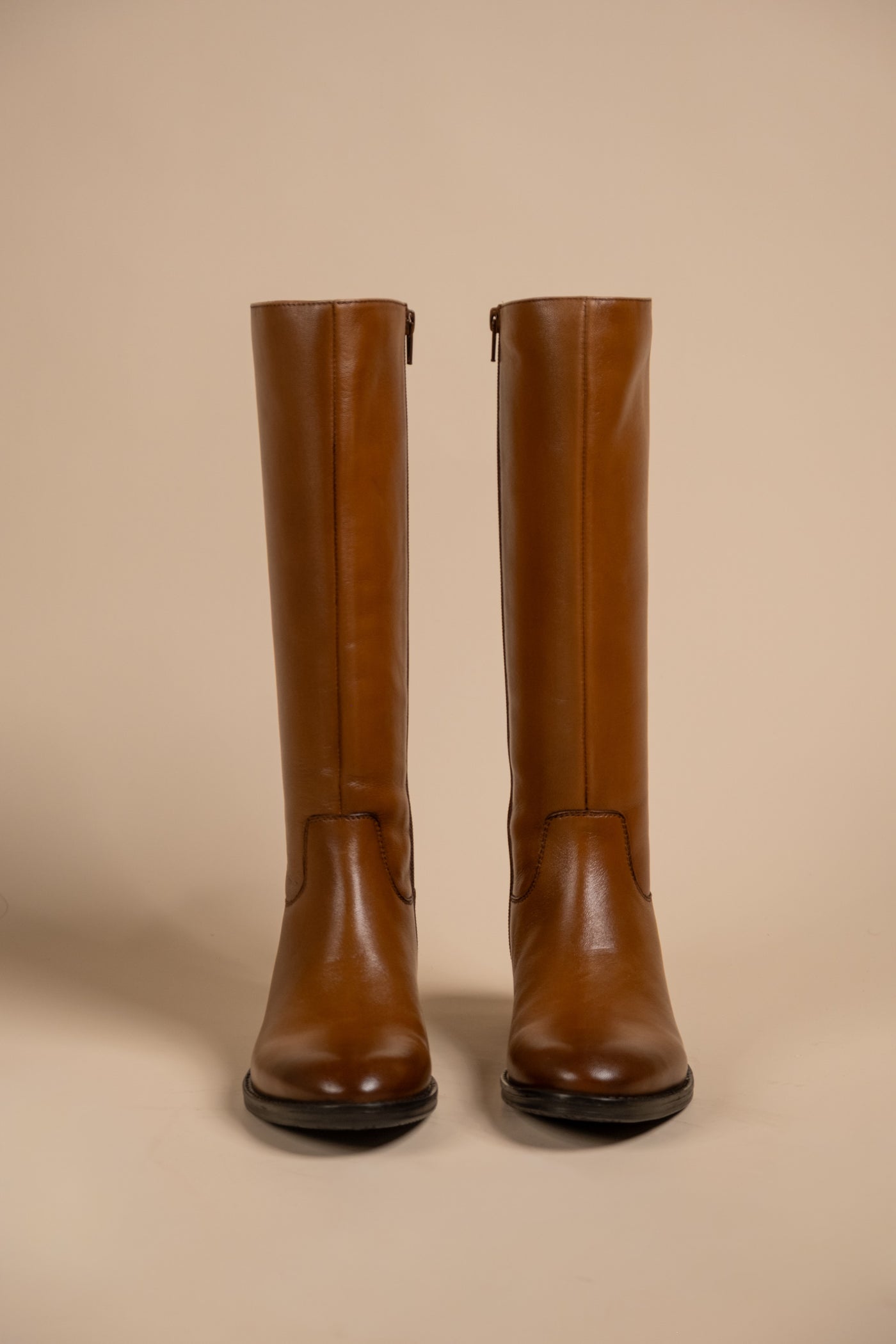 Blaire Leather Knee High Boots