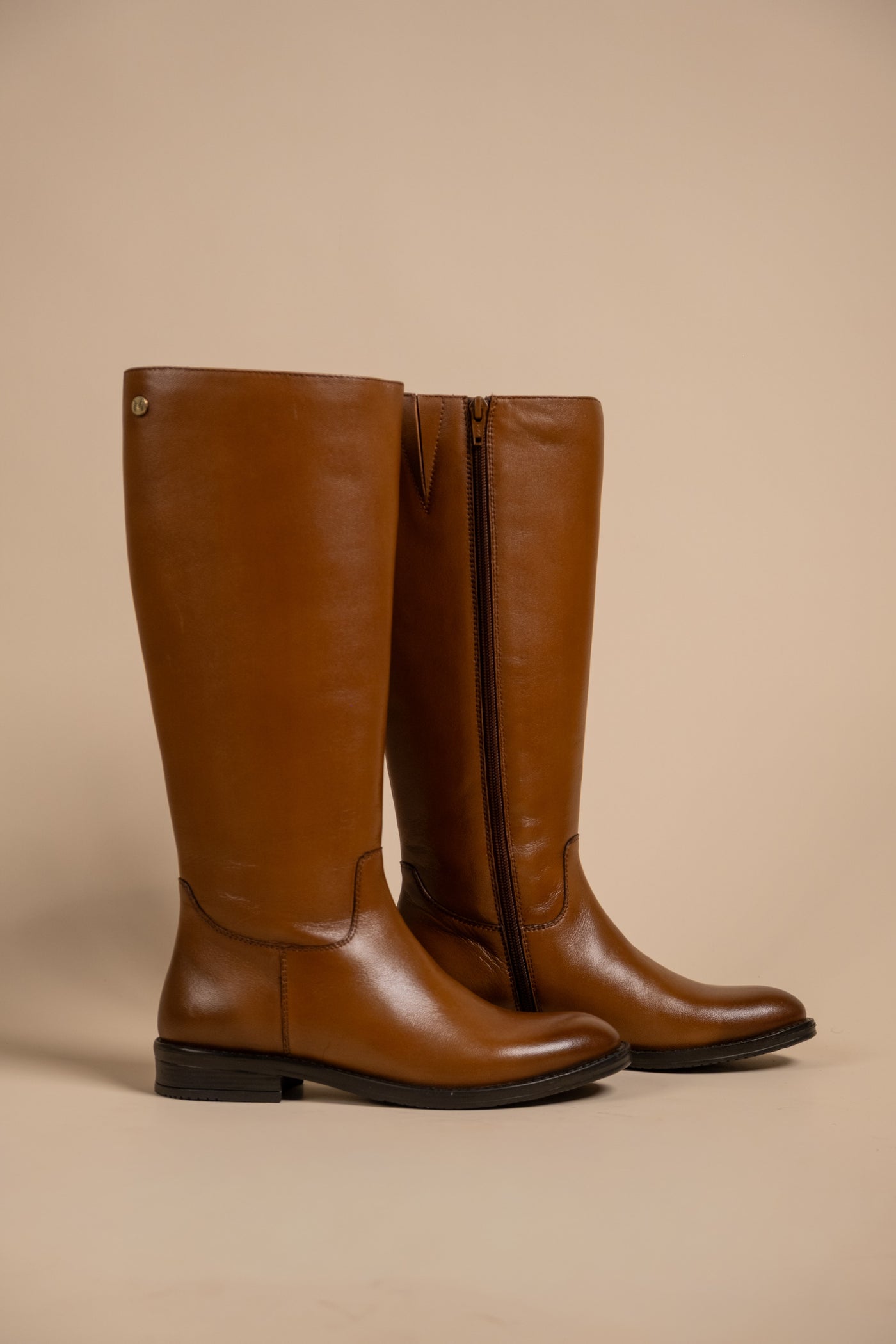 Blaire Leather Knee High Boots