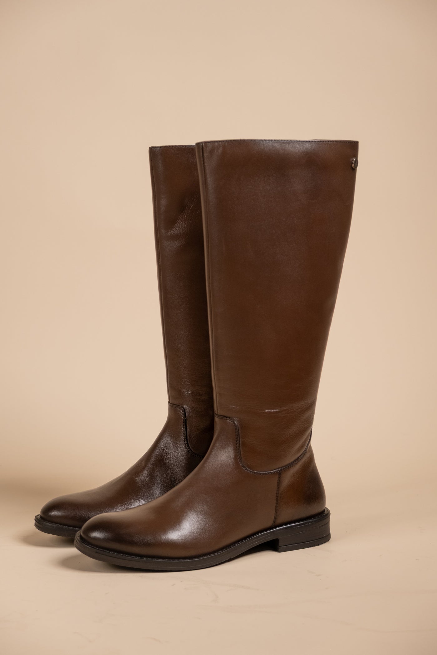 Blaire Leather Knee High Boots