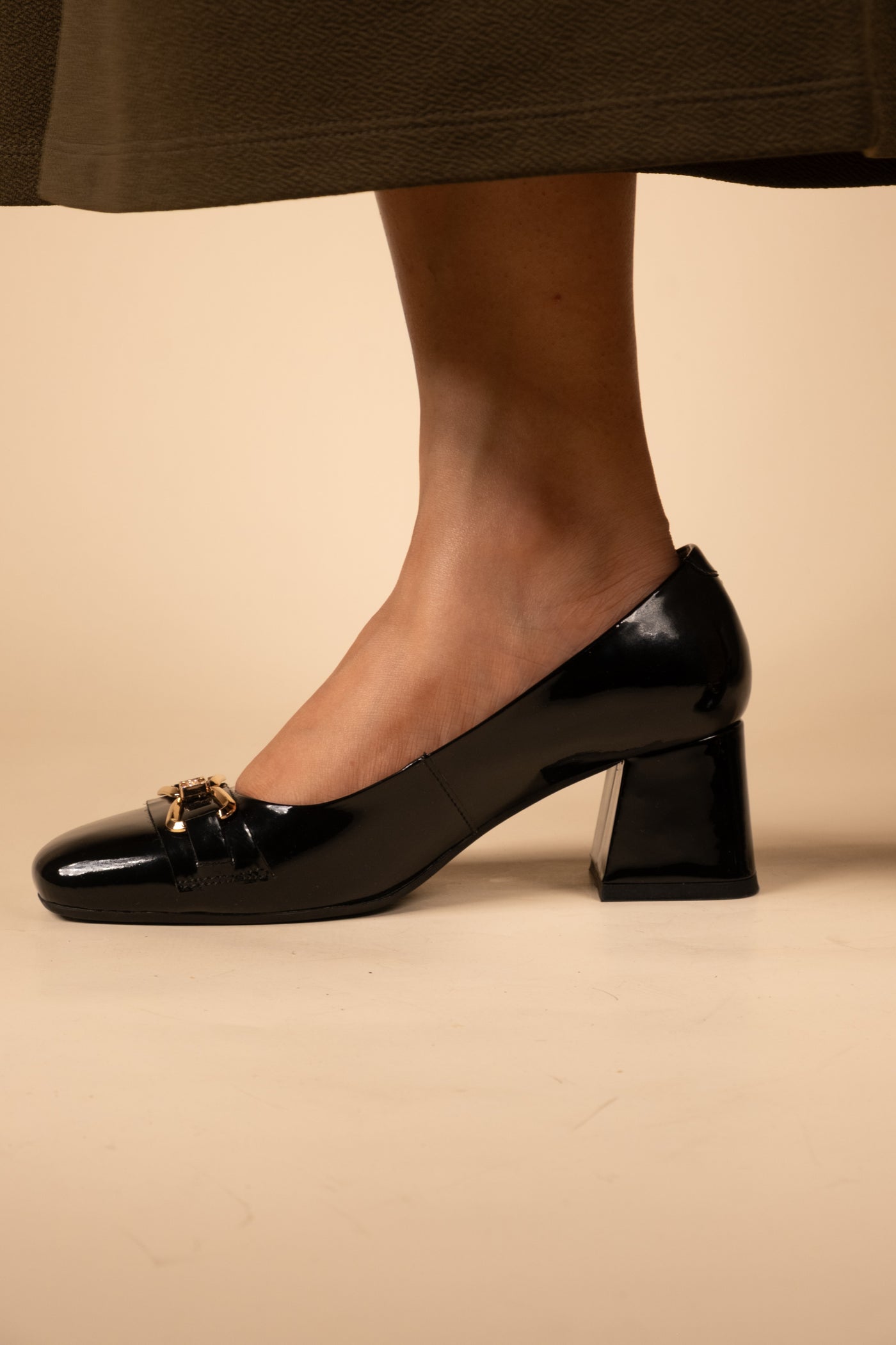 Zeal Leather Patent Block Heals