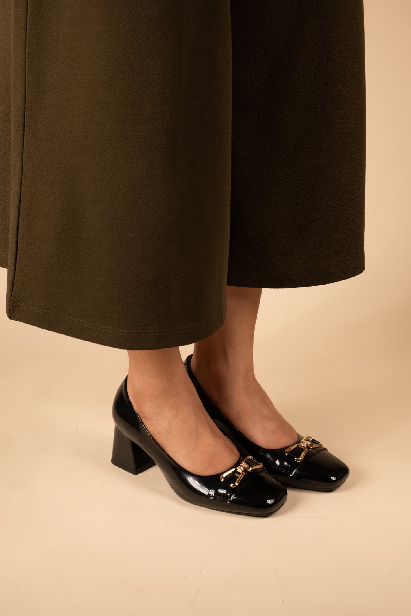 Zeal Leather Patent Block Heals