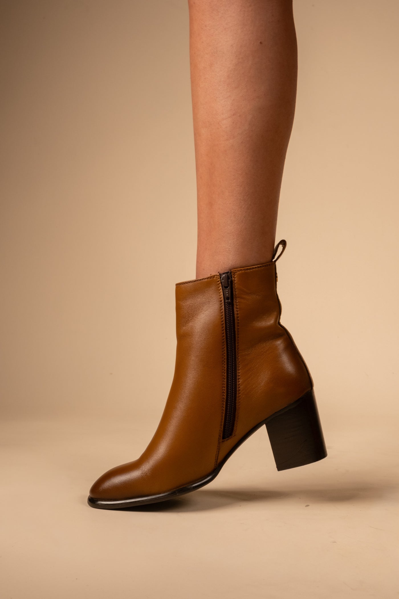 Blaze Leather Ankle Boots
