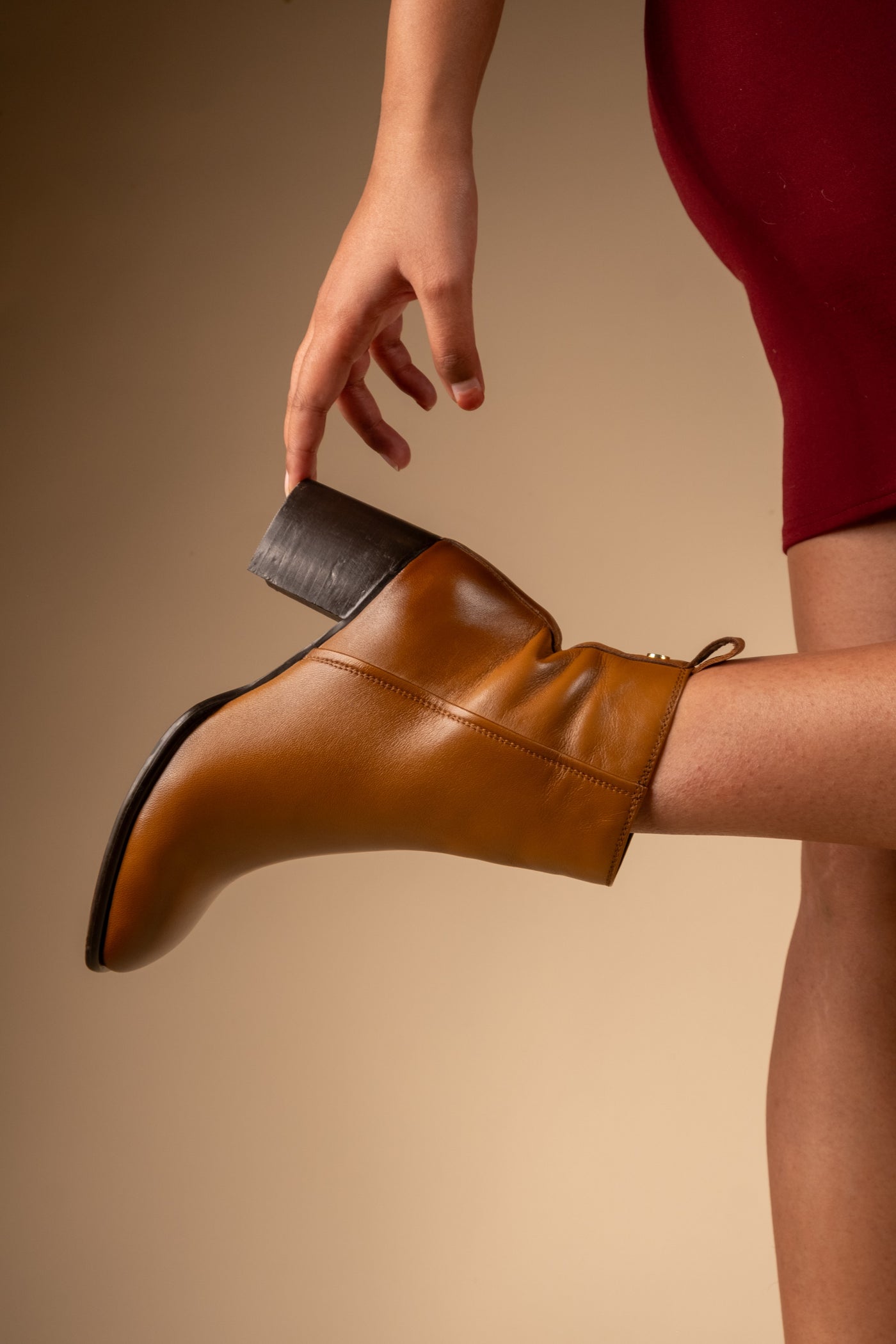 Blaze Leather Ankle Boots