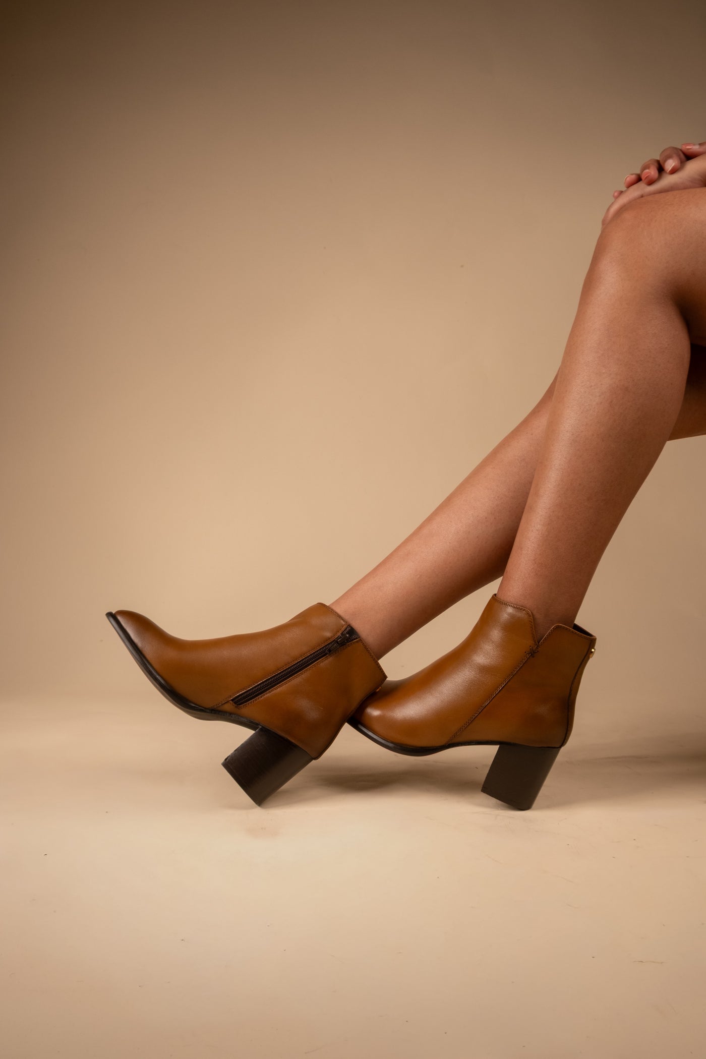 Luna Leather Ankle Boots
