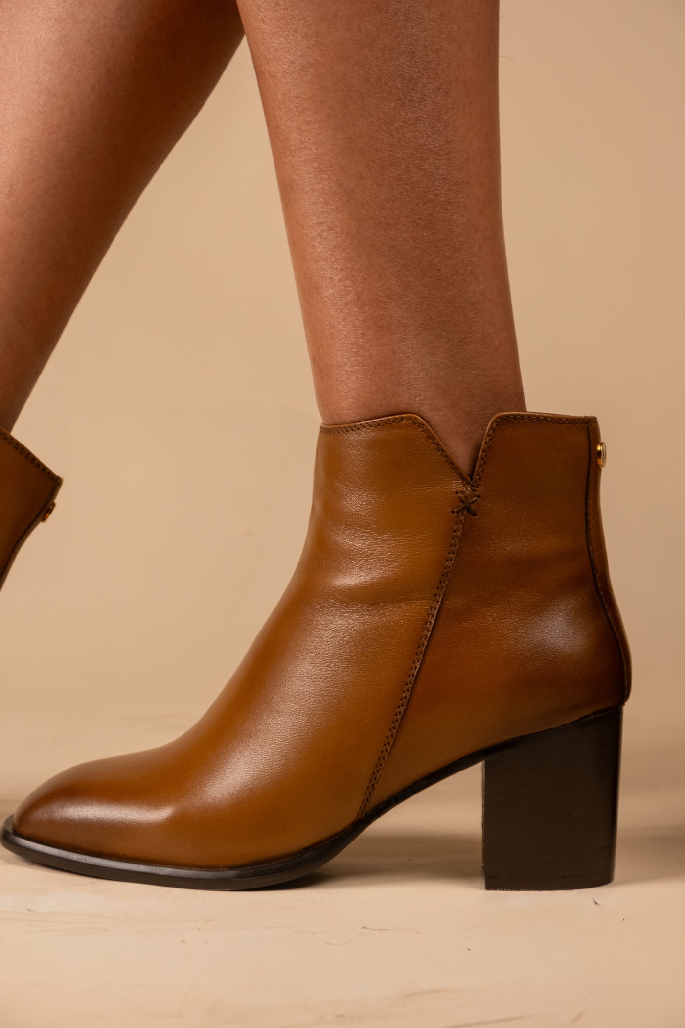Luna Leather Ankle Boots