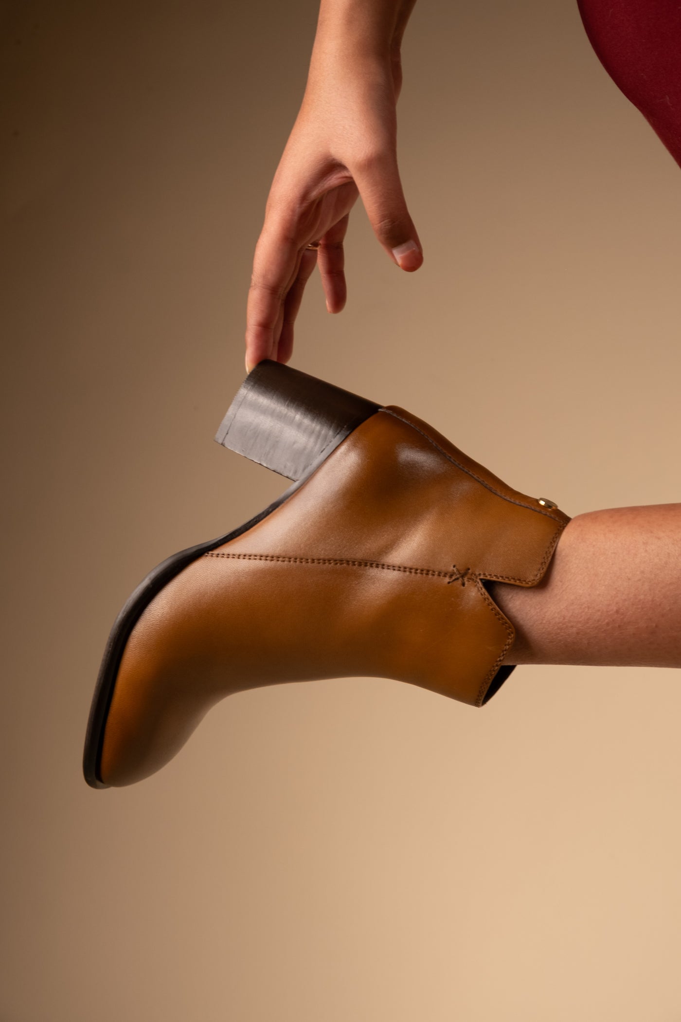 Luna Leather Ankle Boots