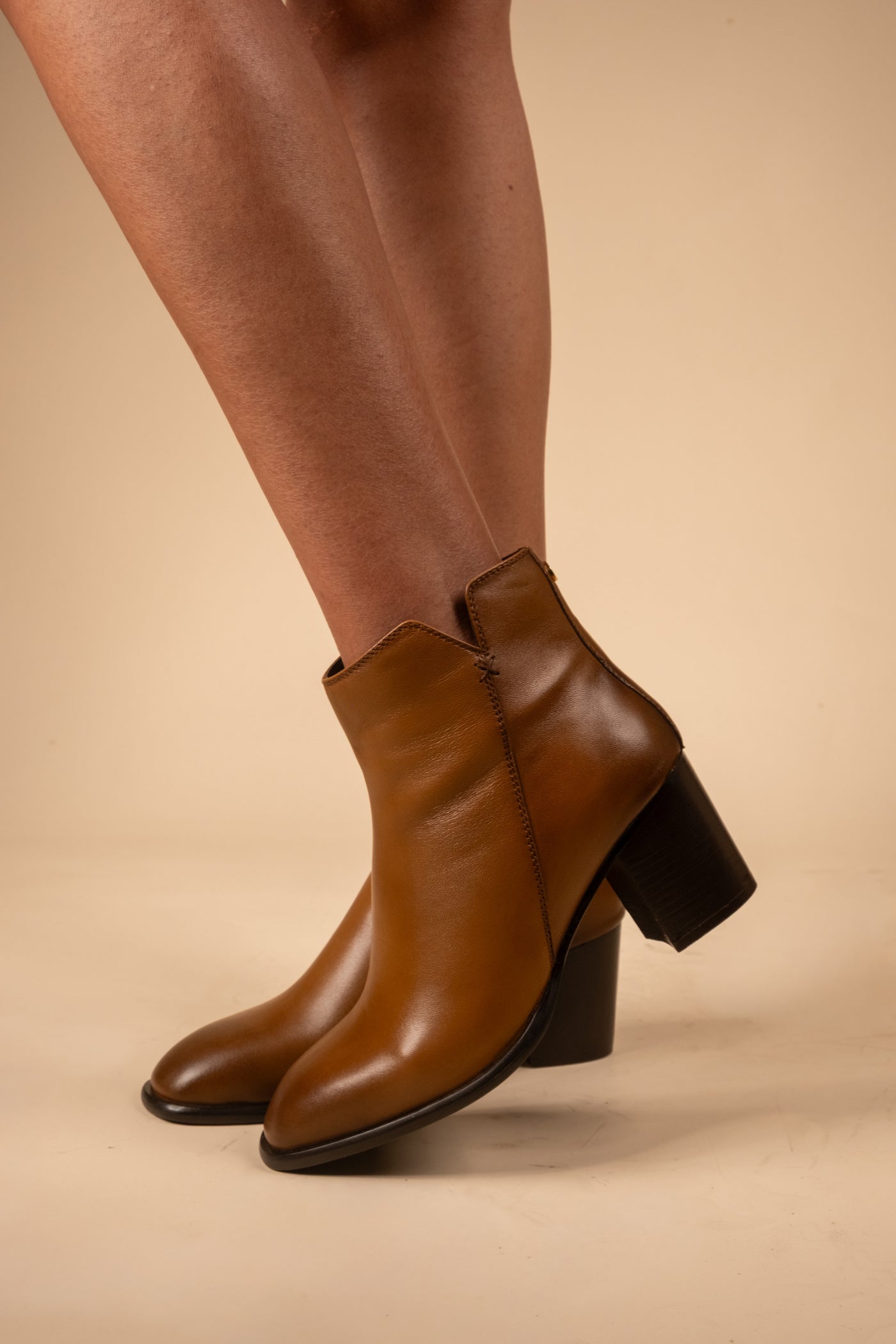 Luna Leather Ankle Boots