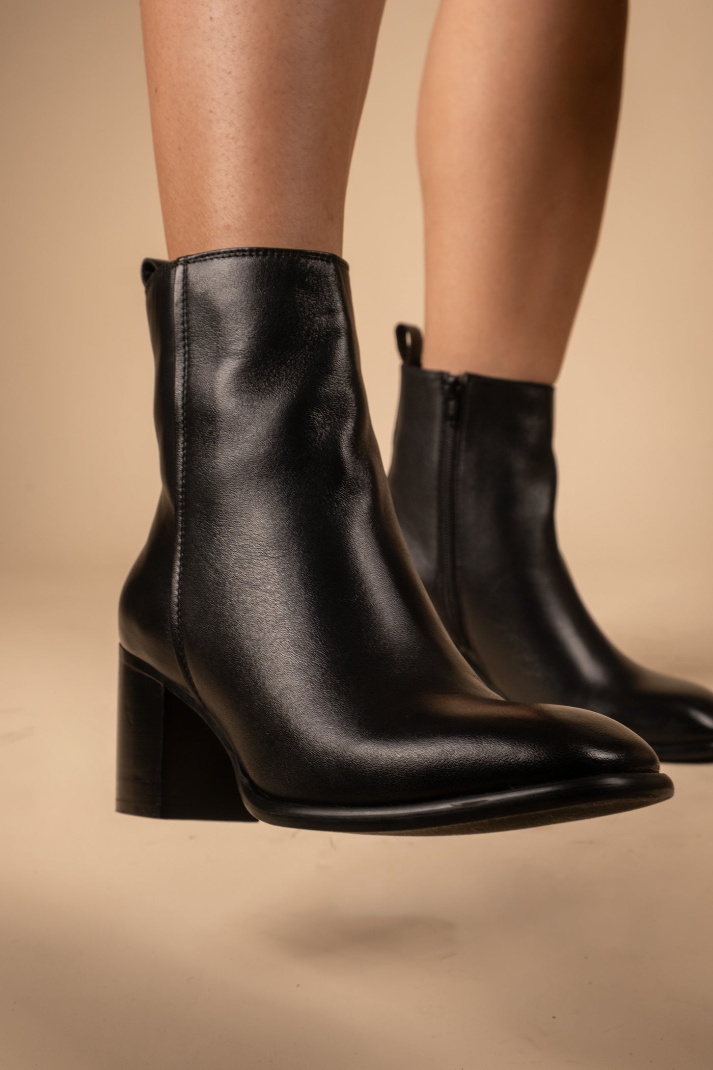 Blaze Leather Ankle Boots