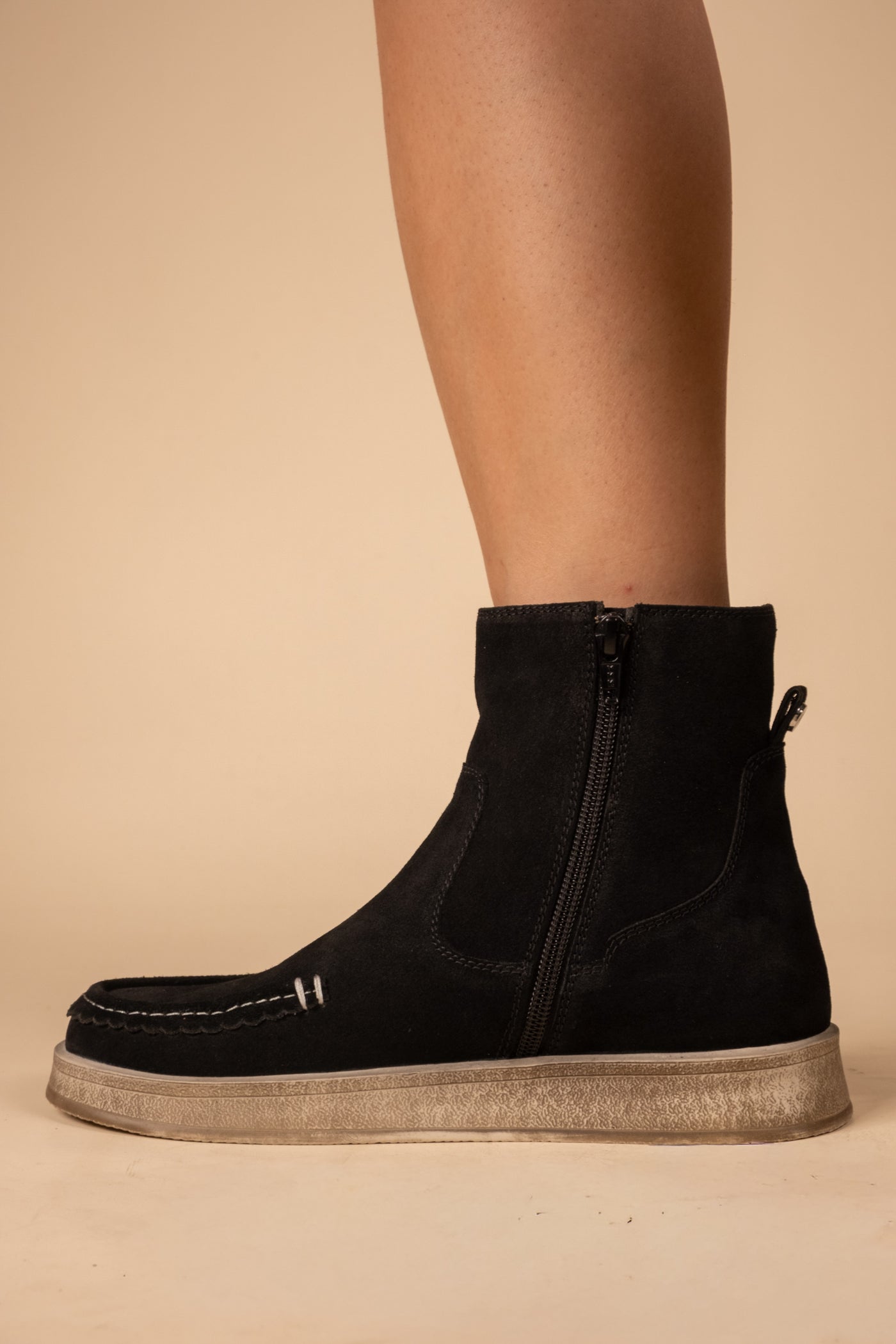 Dune Leather Suede Boots