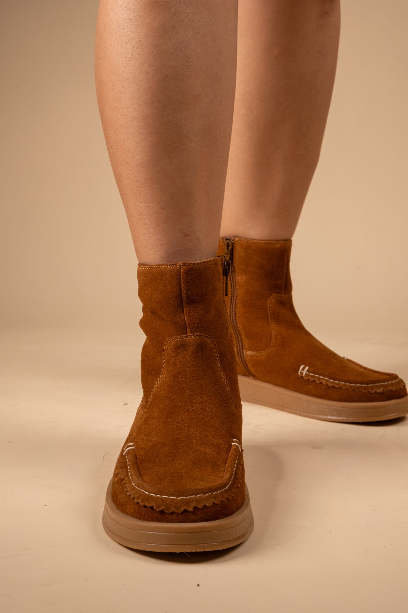 Dune Leather Suede Boots