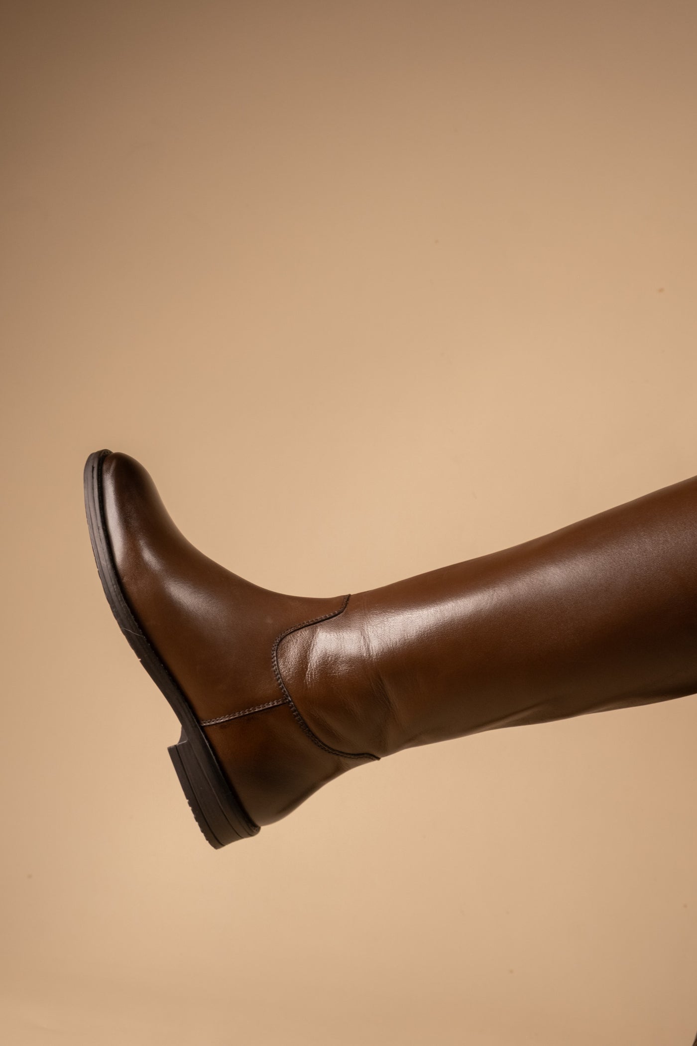 Blaire Leather Knee High Boots