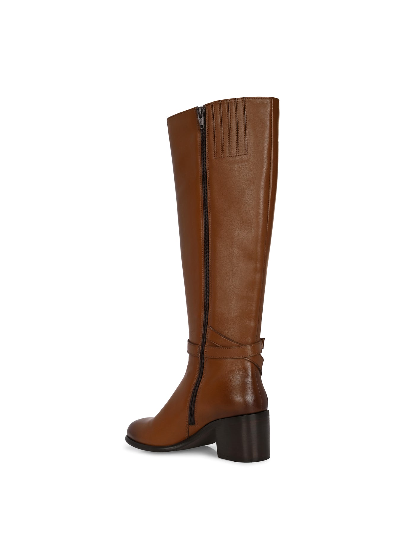 Noir Leather Knee High Boots