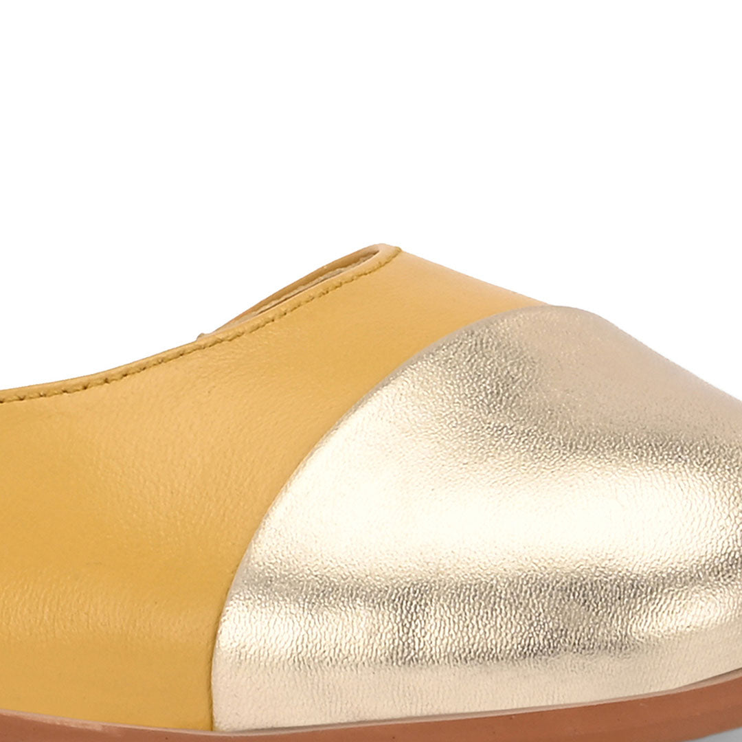 Lush Leather Strappy Flats