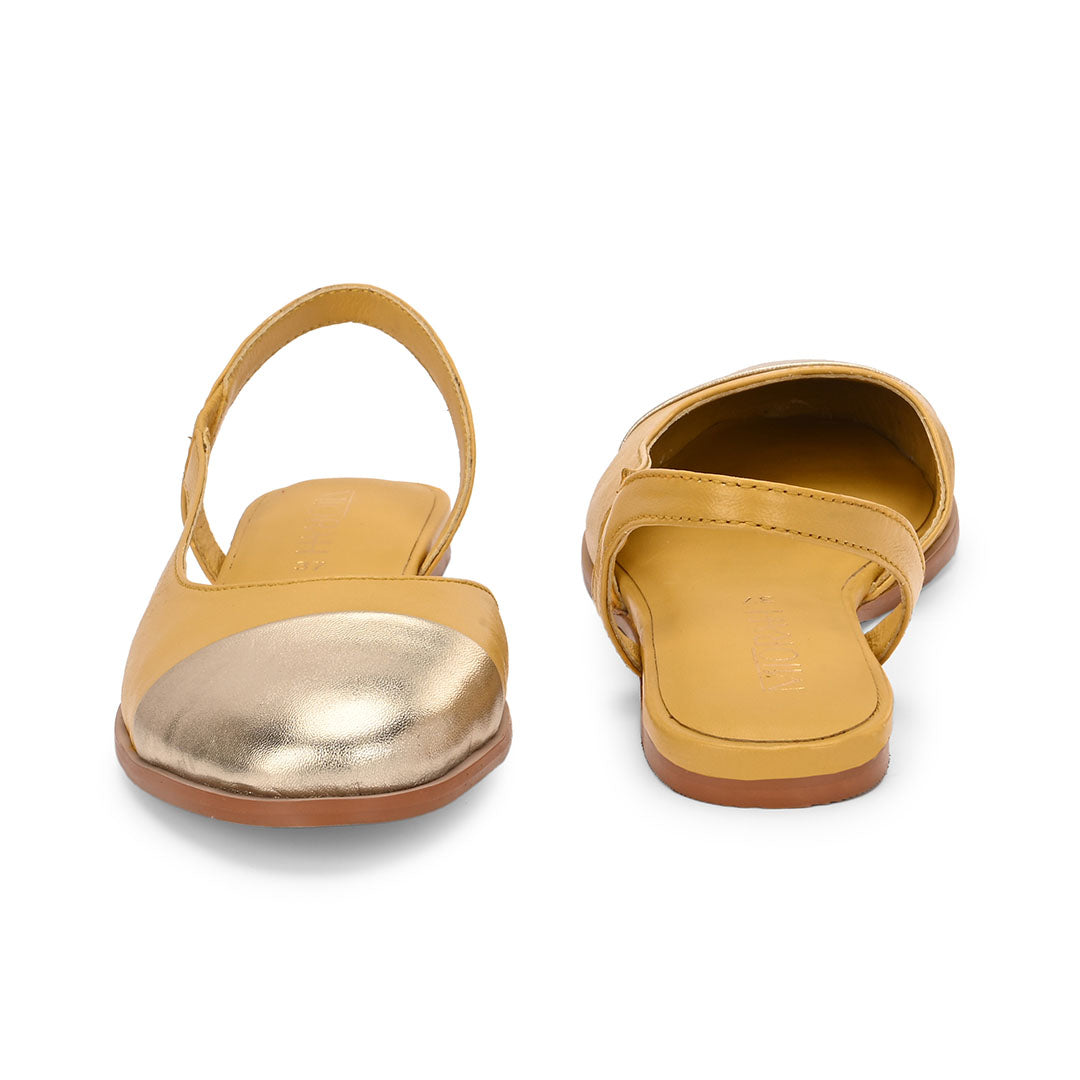 Lush Leather Strappy Flats
