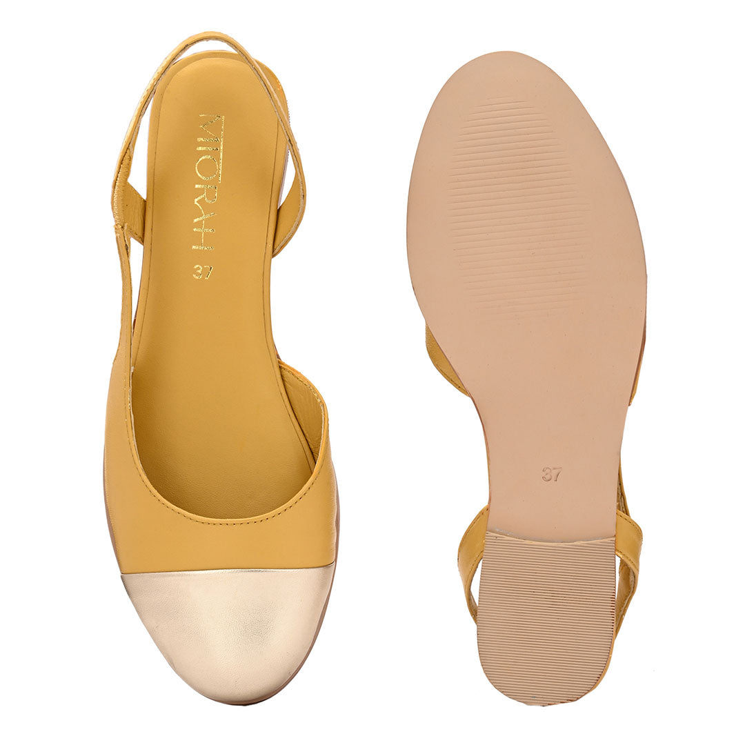 Lush Leather Strappy Flats