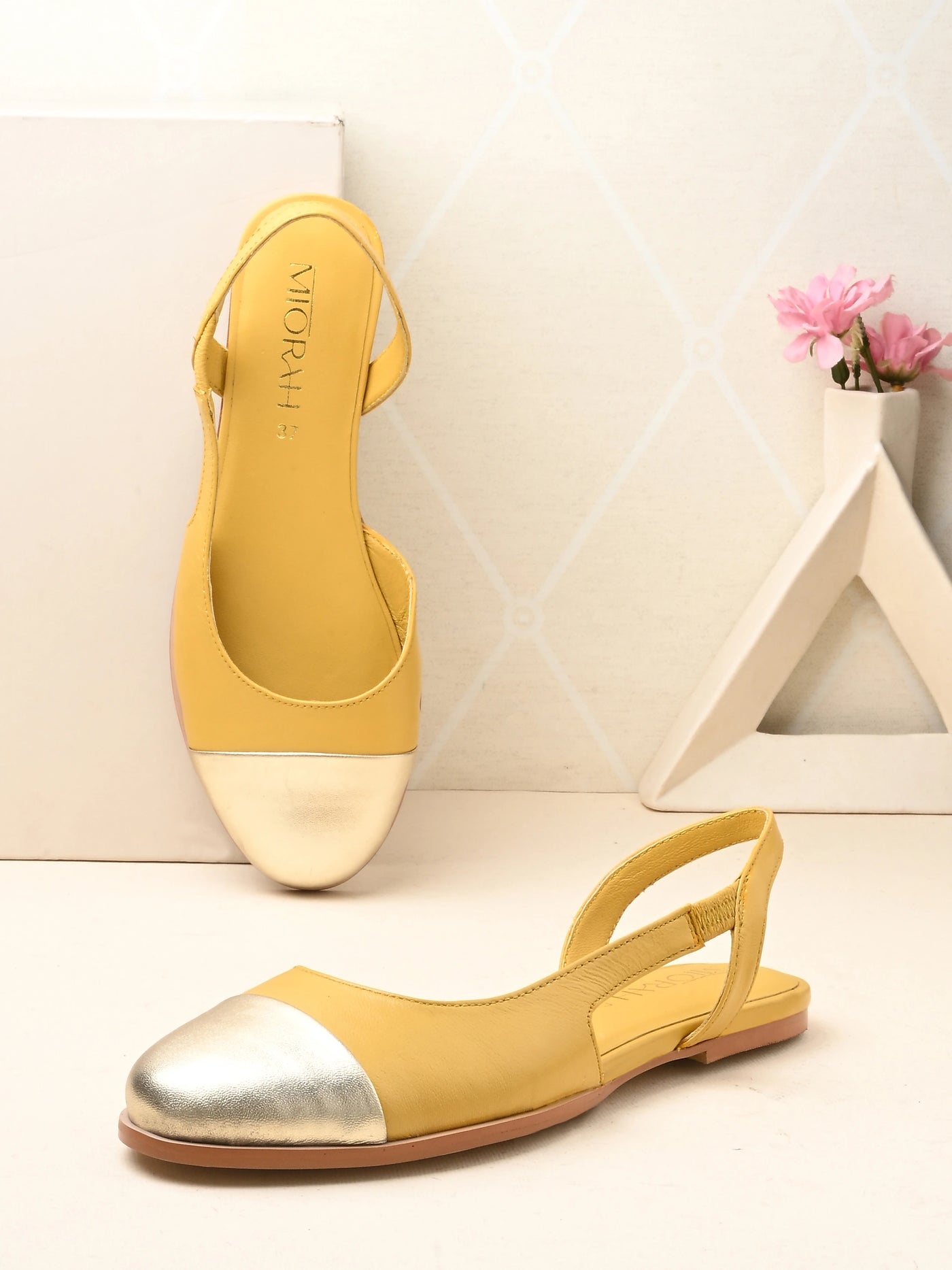 Lush Leather Strappy Flats