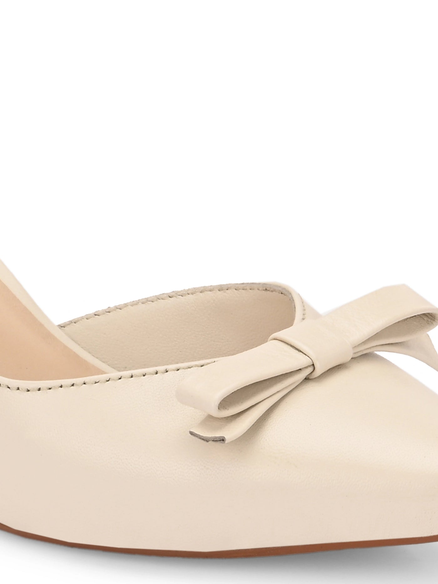 Grace Leather Bow Pumps