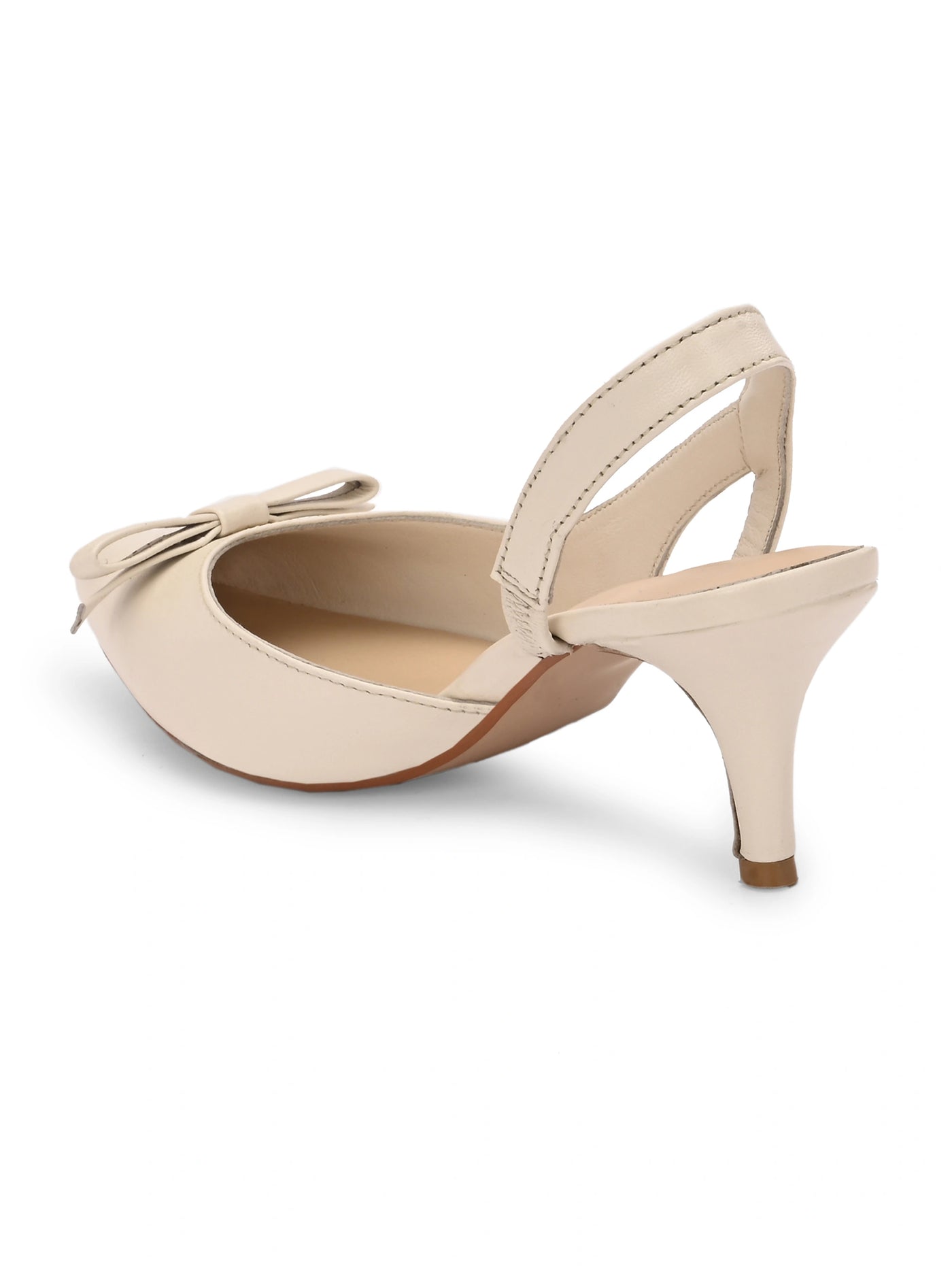 Grace Leather Bow Pumps