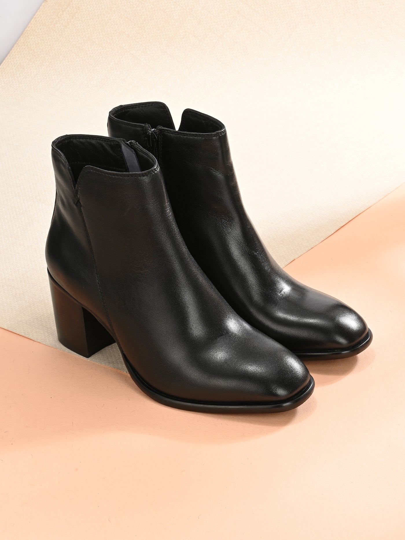 Luna Leather Ankle Boots