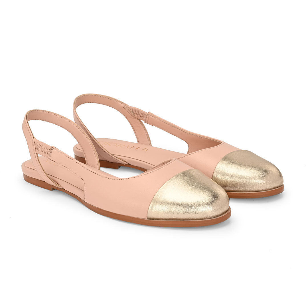 Lush Leather Strappy Flats
