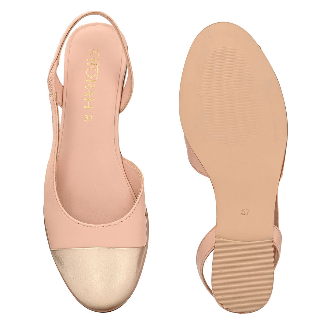 Lush Leather Strappy Flats