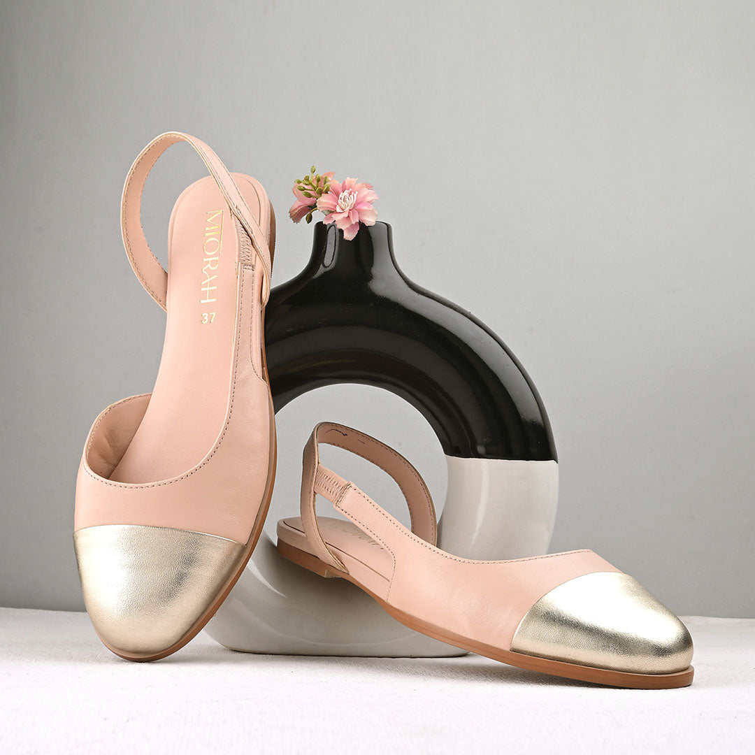 Lush Leather Strappy Flats