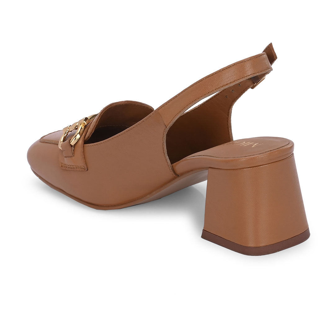Allure Leather Block Heels