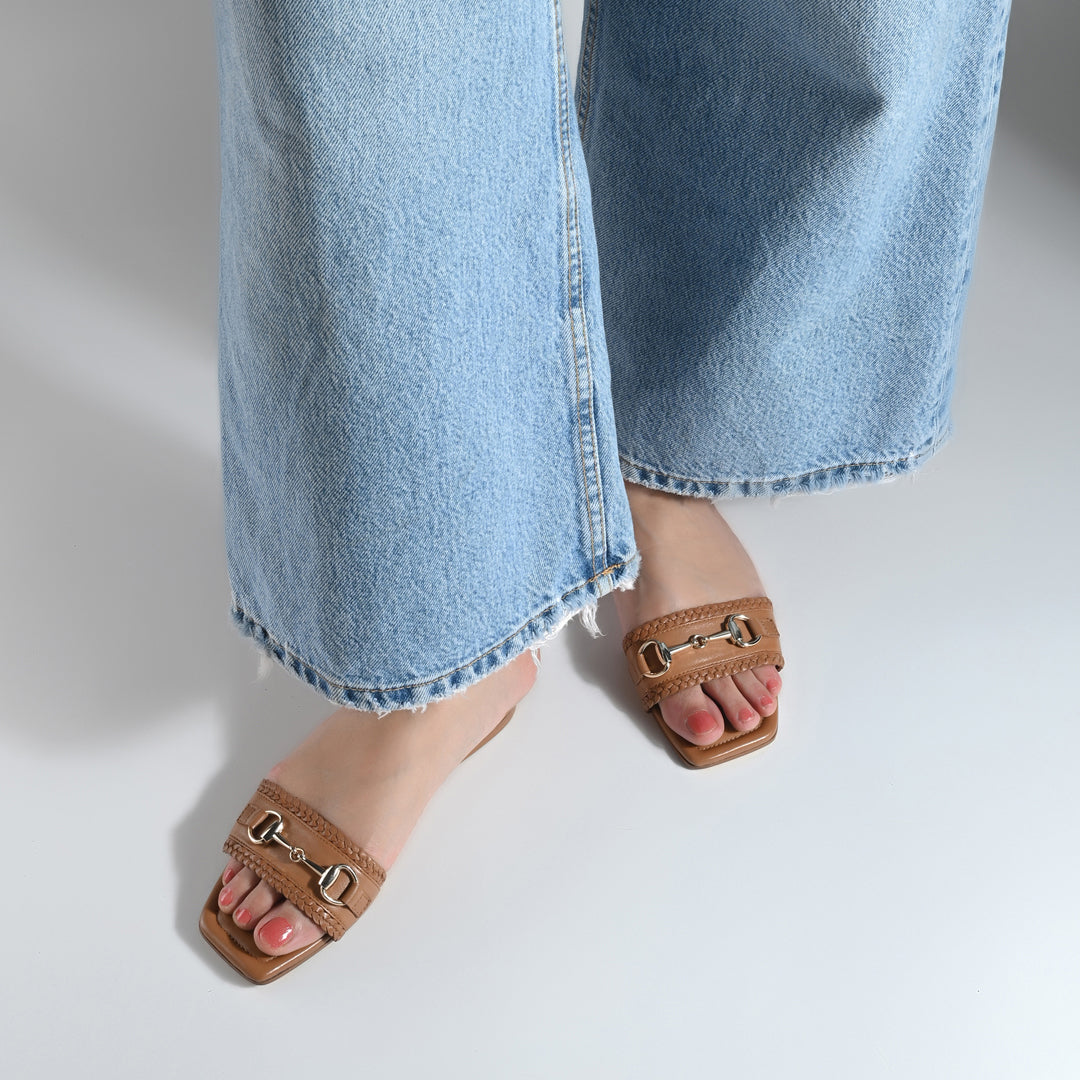 Zen Leather Comfort Flats