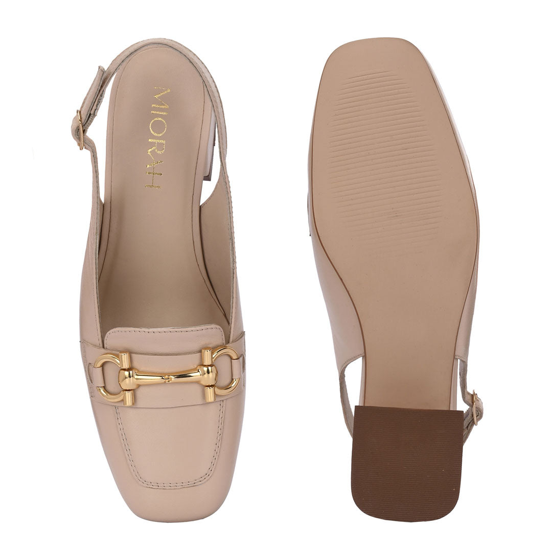 Allure Leather Block Heels