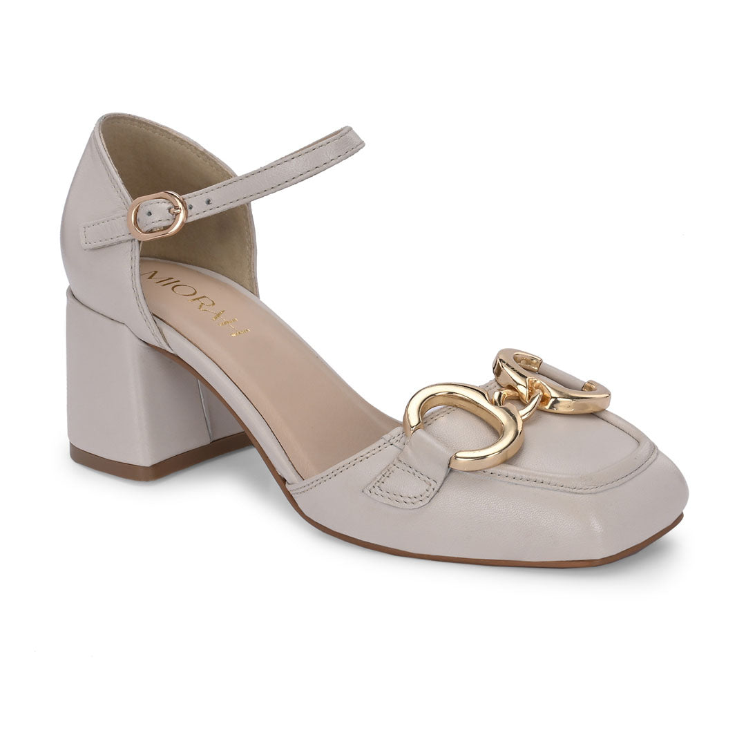 Empress Leather Praty Block Heels
