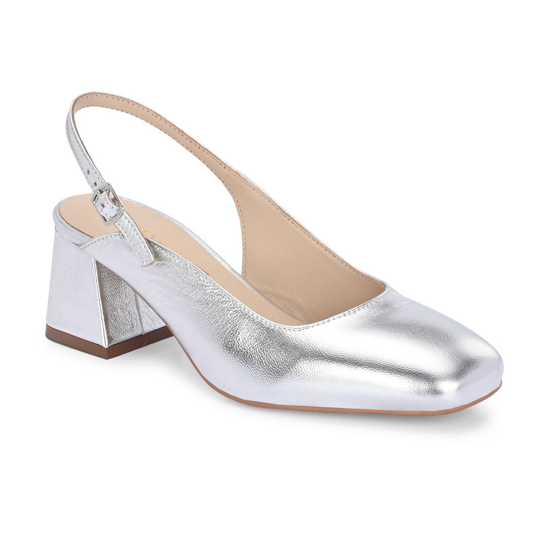 Glamour Leather Block Heels