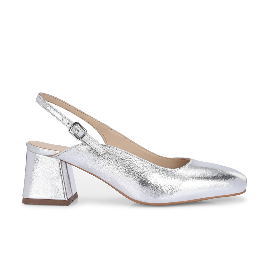 Glamour Leather Block Heels
