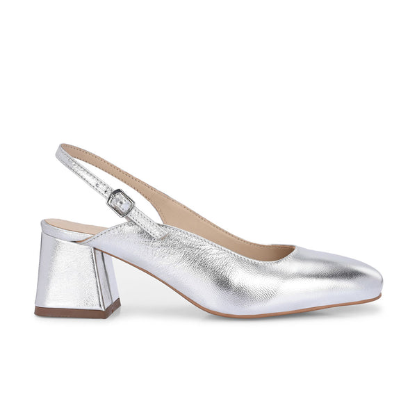 Glamour Leather Block Heels