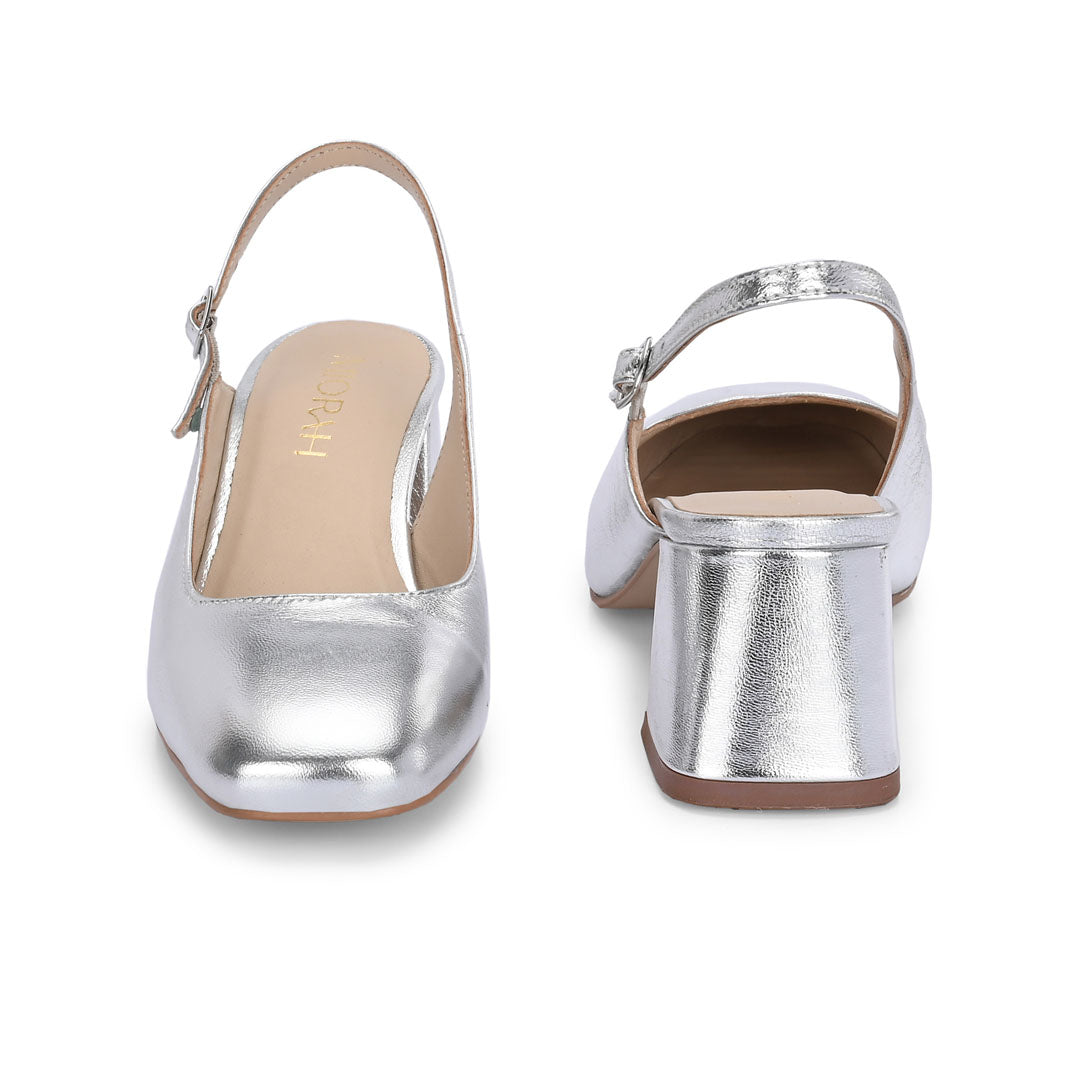 Glamour Leather Block Heels