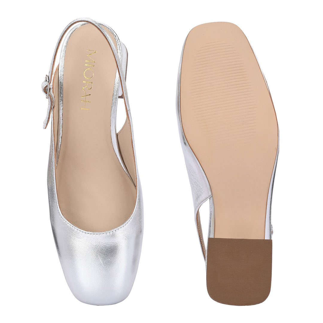 Glamour Leather Block Heels