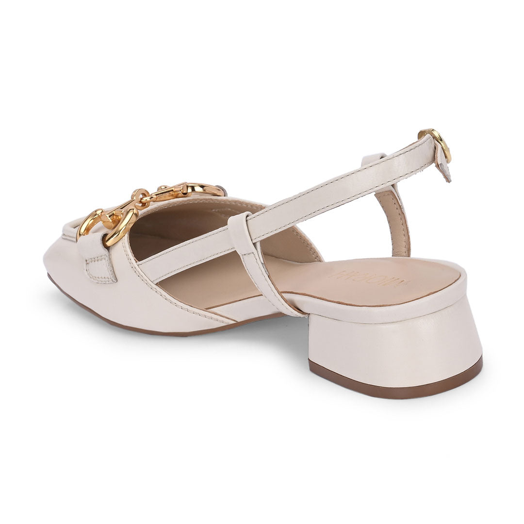 Majestic Leather Block Heels